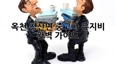 옥천 청산면 중고차 유지비 완벽 가이드